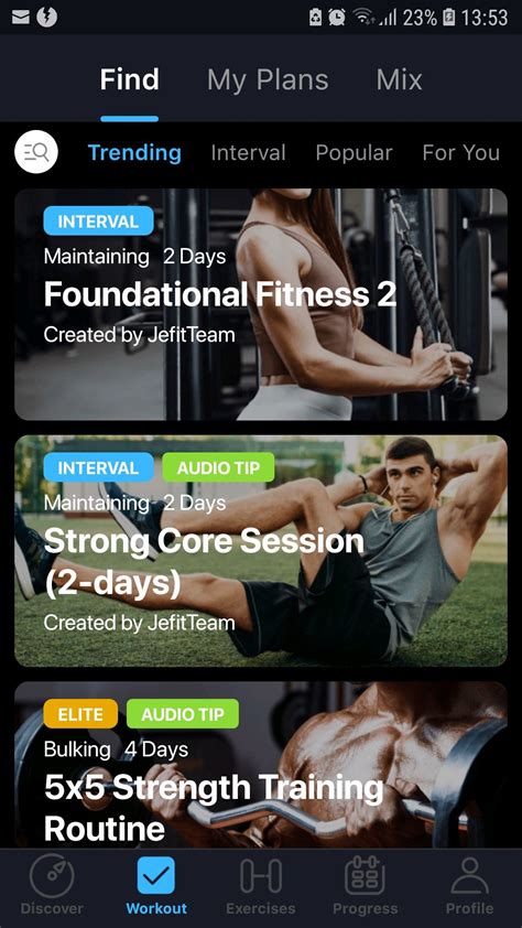 how to use jefit.